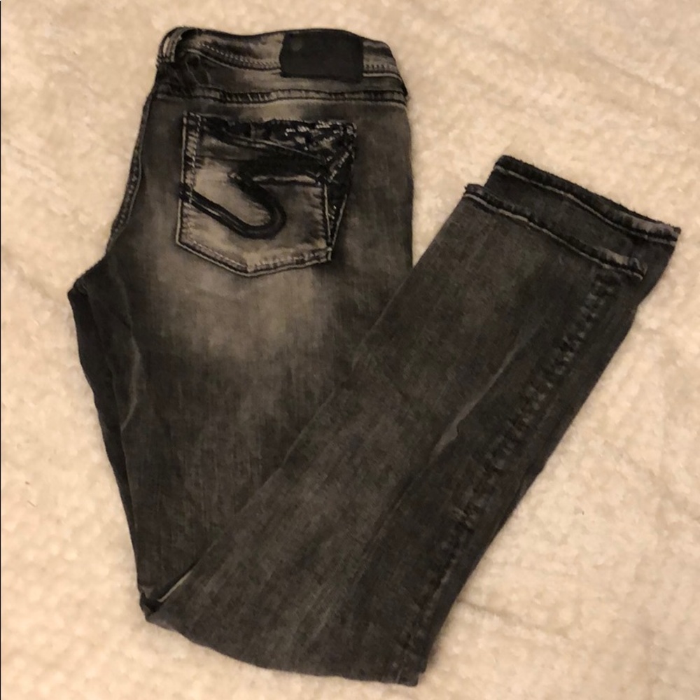 SILVER JEANS size 30 black